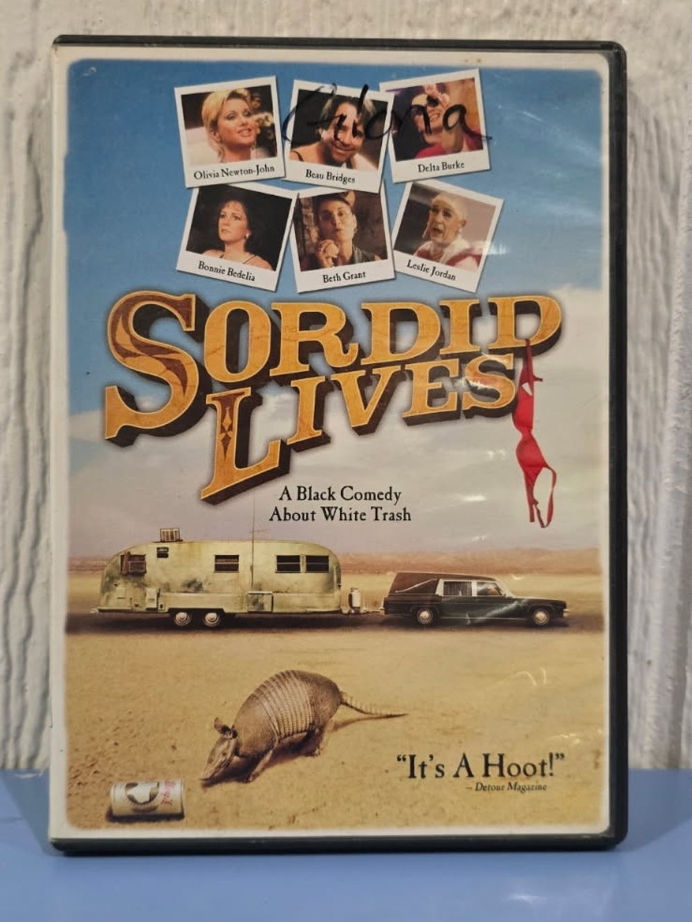 Sordid Lives DVD — Blue, Tan, Gold Cover